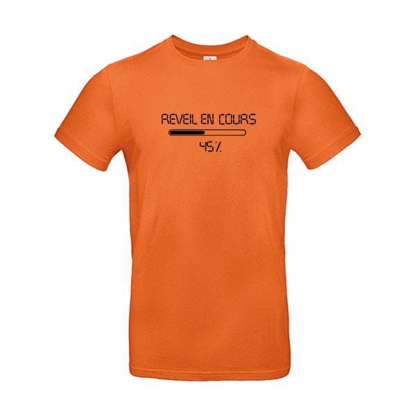 réveil en cours... loading...Flex noir - E190 T-shirt|Urban Orange||2XL