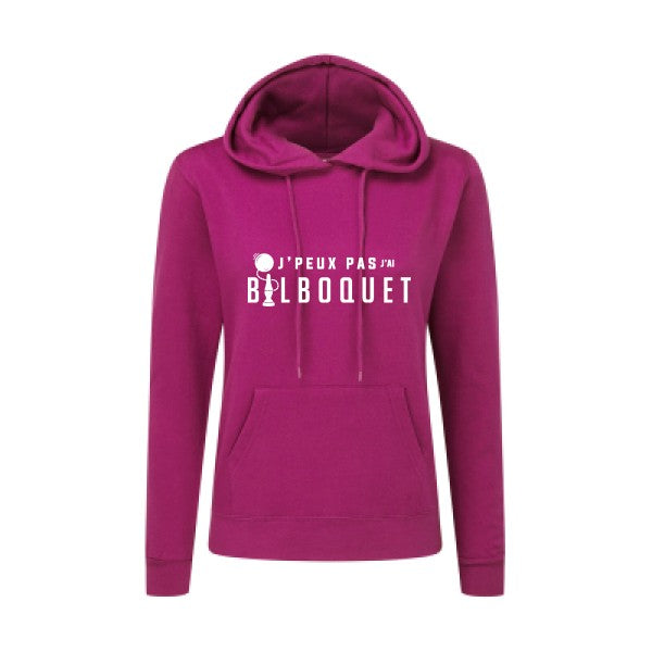 J'ai bilboquet |Sweat original à capuche Femme