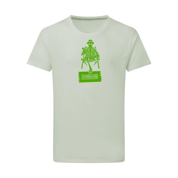 Y a-t-il une vie avant la mort ? - Flex Vert pomme Tshirt original Pastel Macchiato  2XL