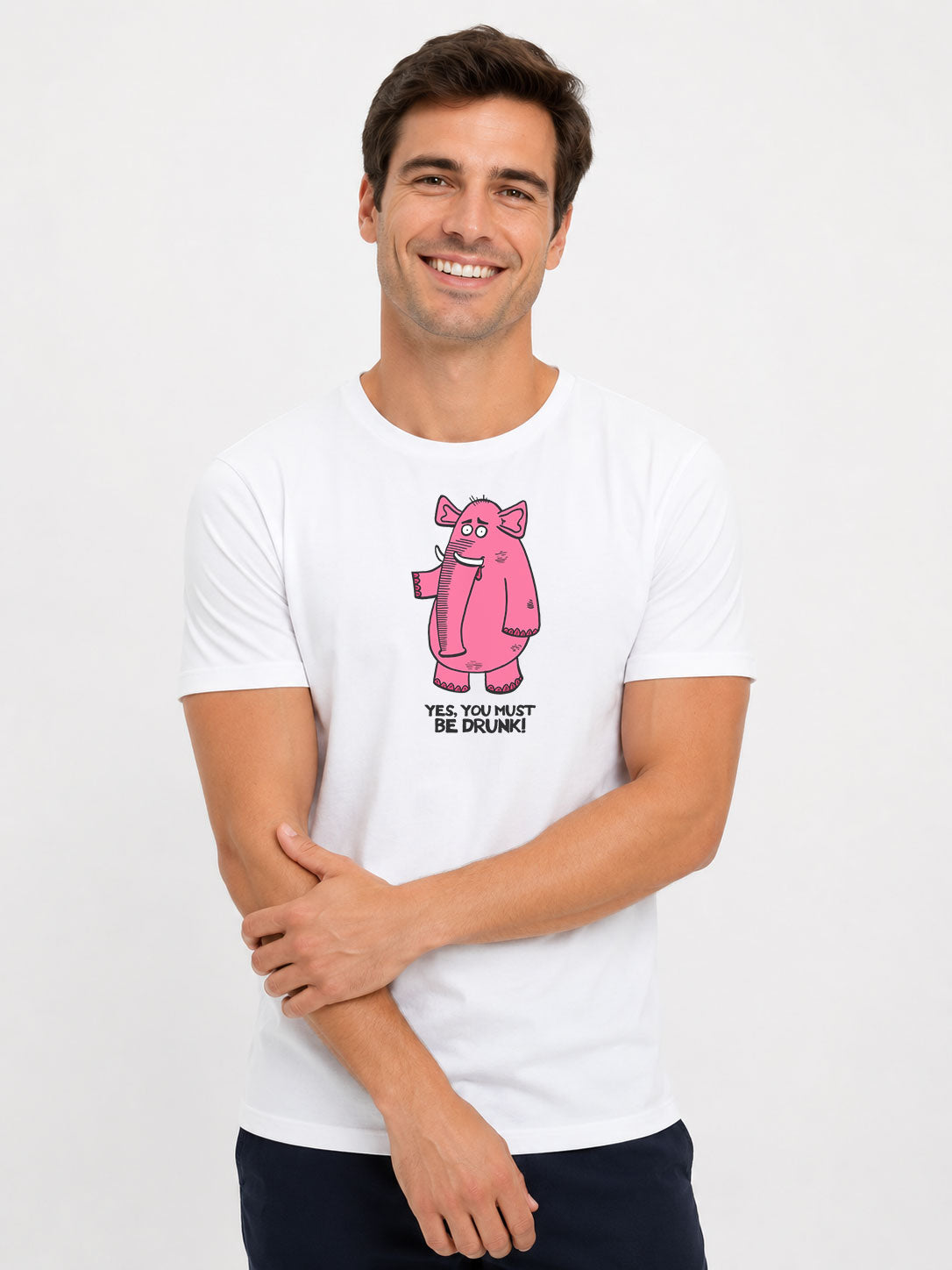 Pink elephant - T-shirt original