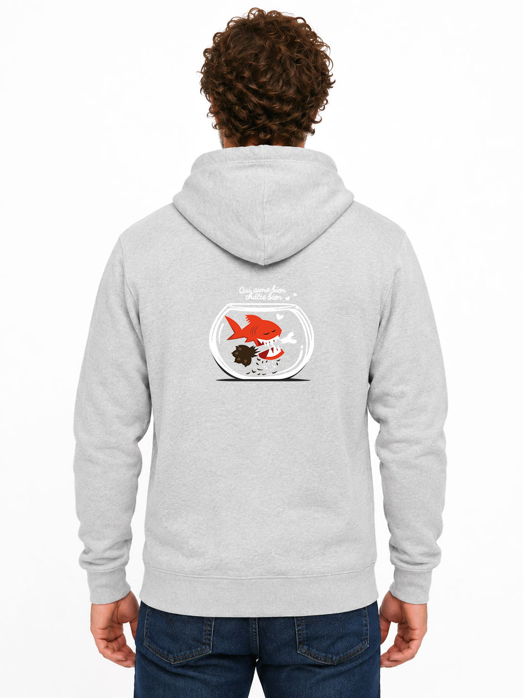 Qui aime bien châtie bien - Sweat à capuche original