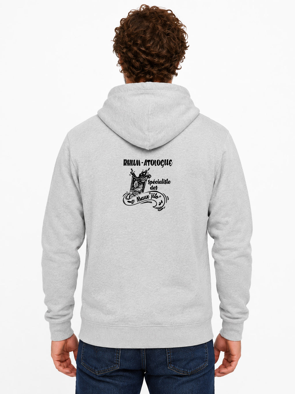 Rhum-atologue - sweat a capuche original -