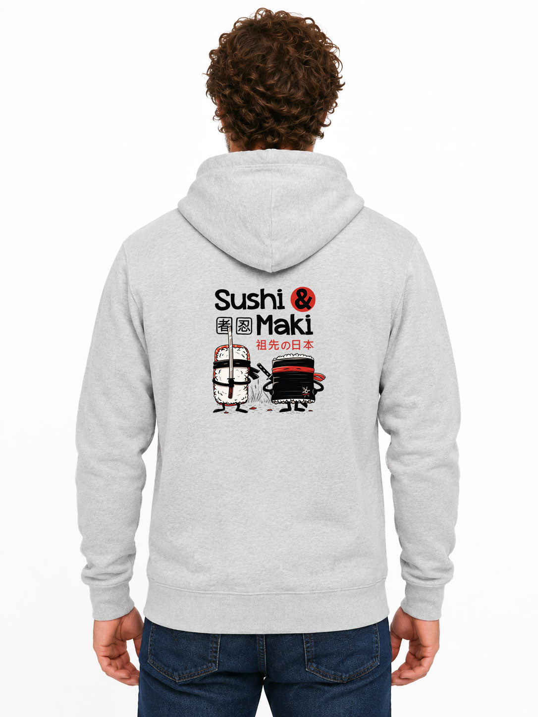 Sushi-et-Maki- Sweat à capuche original