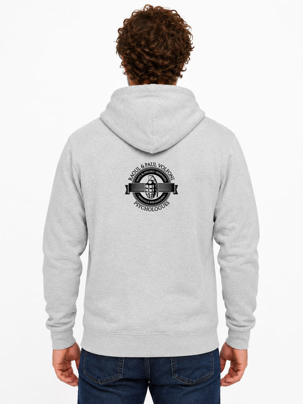 Volfoni - sweat a capuche original -