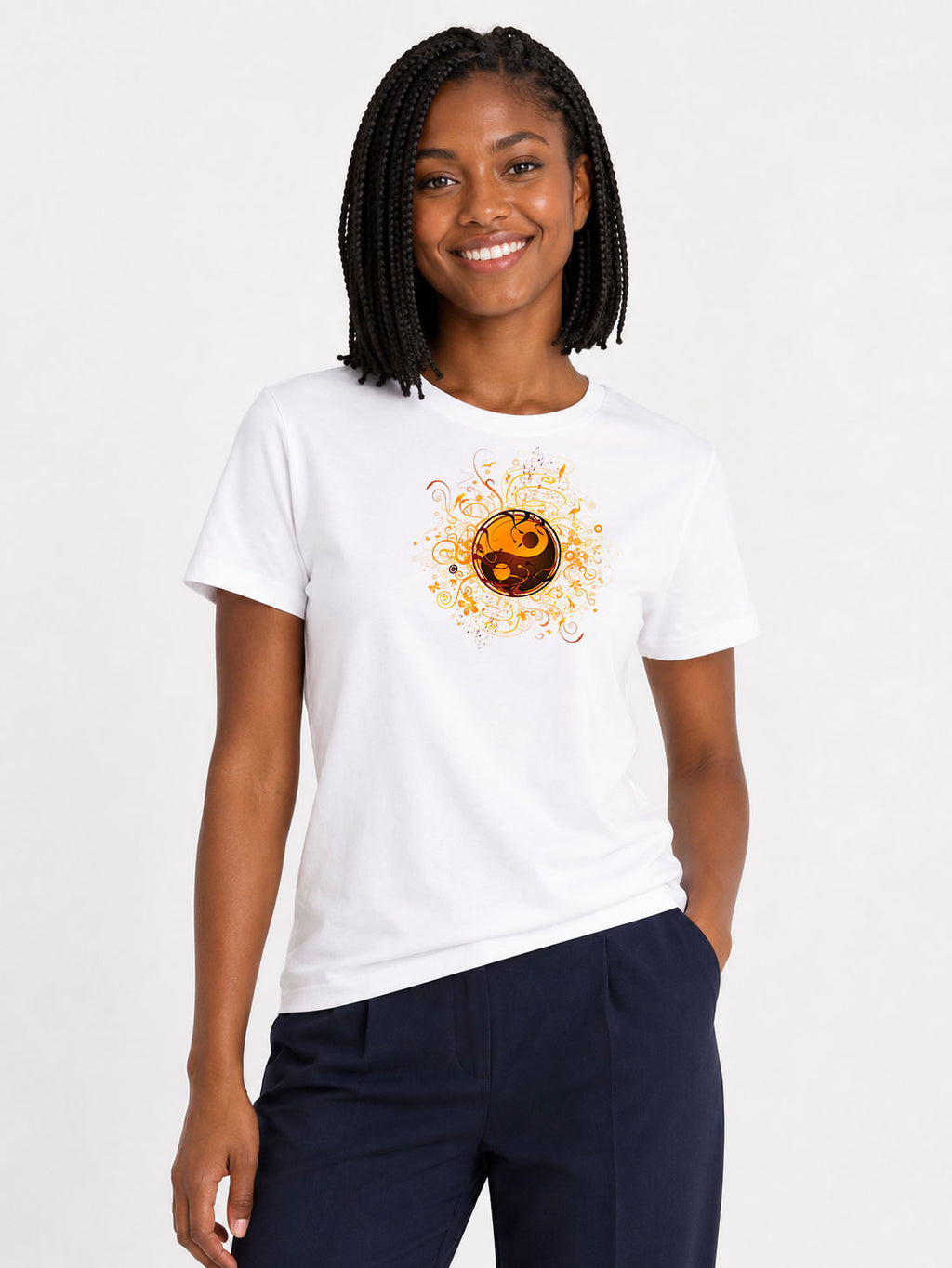 ying yang  T-shirt original